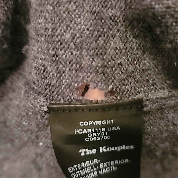 The Kooples Wool and Leather Cardigan - Picture 8 of 8